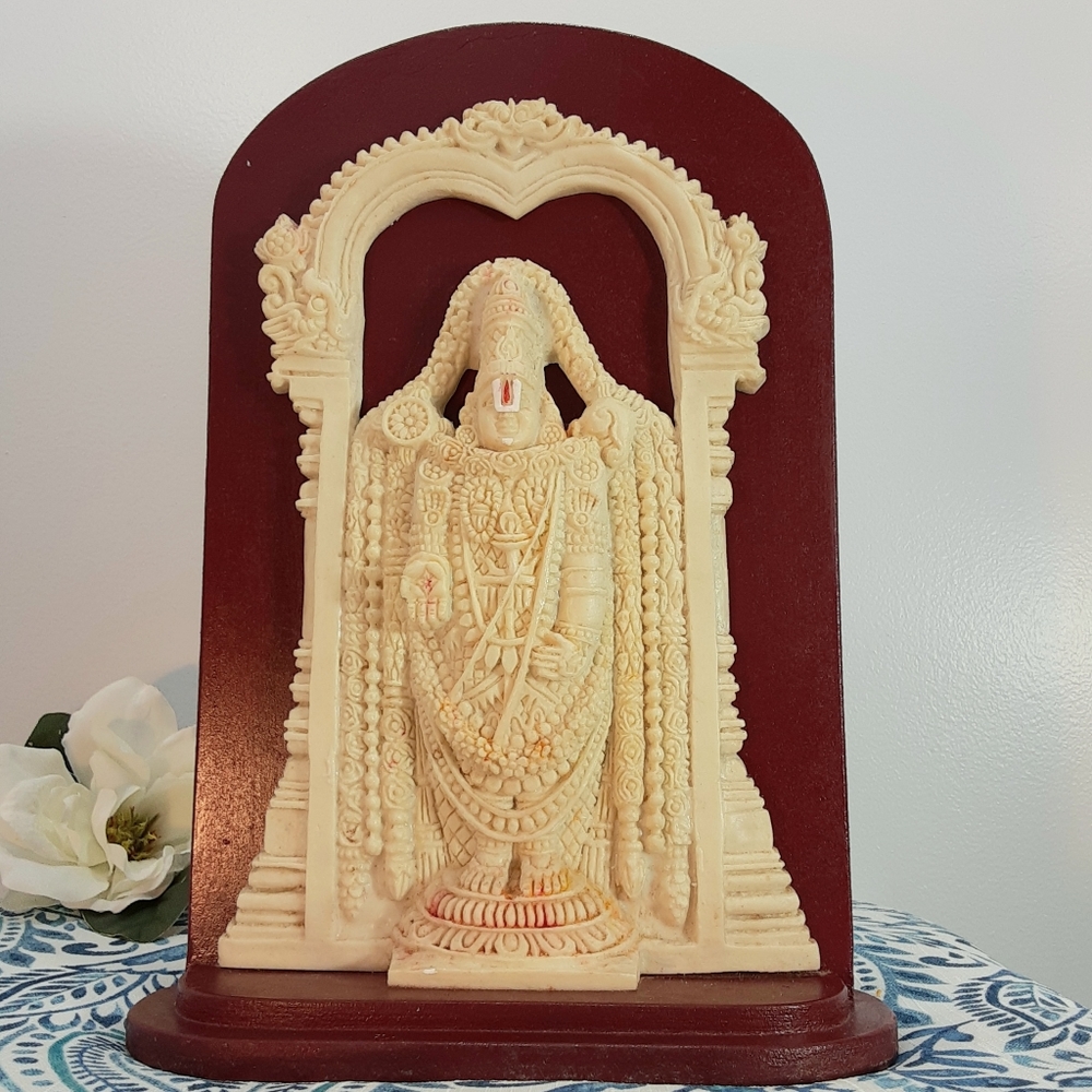 Traditional Style Art Work That's A Fine Reproduction, Possibly Tiripati Balaji?